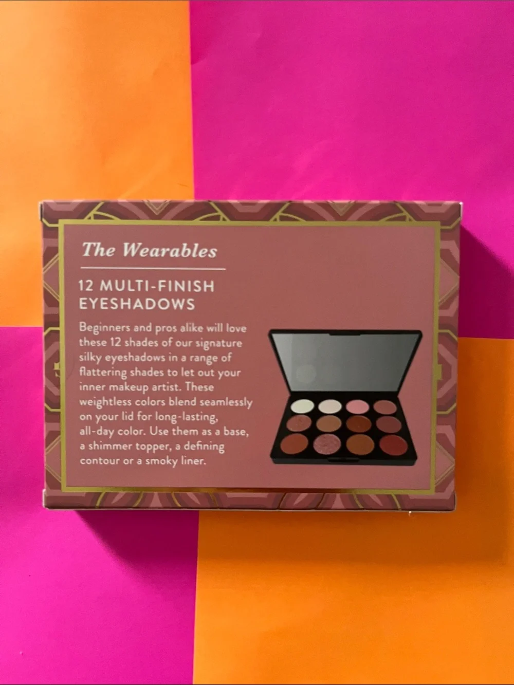 Laura Geller - The Wearables - PINKING OF YOU -  12 Multi-Finish Eyeshadows NIB